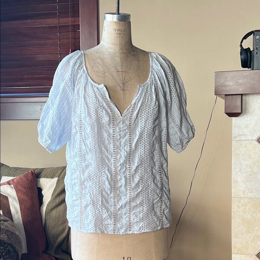 Designer peasant top